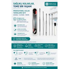 Nemere  6 Parça Paslanmaz Çelik Kulak Temizleyici Seti – Kulak Bakım Aparatı – Metal Kulak Temizlik