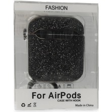 OtoTech Mey Ithalat®  Airpods 2 (2.nesil) Spell Simli Kılıf - Siyah