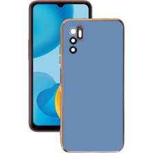 OtoTech Mey Ithalat®   Redmi Note 11 Se Kılıf Volet Silikon - Mavi
