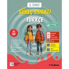 Tudem 3. Sınıf Süreç Odaklı Türkçe 2026 - 2027 Müfredatına Uygun