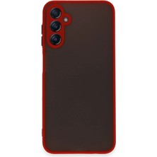 OtoTech Mey Ithalat®  Samsung Galaxy A14 4g Kılıf Montreal Silikon Kapak - Kırmızı