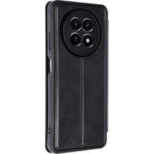 OtoTech Mey Ithalat®  Realme 12 5g Kılıf Flip Cover - Siyah