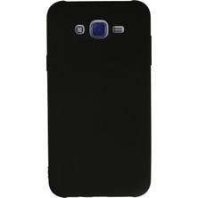 OtoTech Mey Ithalat®  Samsung Galaxy J7 Kılıf Nano Içi Kadife Silikon - Siyah