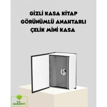 Marsilyan Sözlük Görünümlü Gizli Kitap Kasa – Anahtarlı Metal Iç Kasa, Kompakt Boyut, Şık ve Güvenli Tasarım