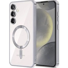 OtoTech Mey Ithalat®  Samsung Galaxy S23 Plus Kılıf Kross Magneticsafe Kapak - Gümüş