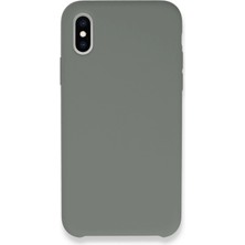 OtoTech Mey Ithalat®  iPhone Xs Max Kılıf Lansman Legant Silikon - Gri