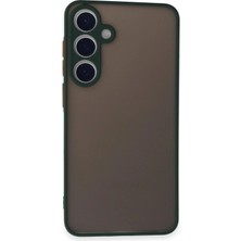 OtoTech Mey Ithalat®  Samsung Galaxy S24 Kılıf Montreal Silikon Kapak - Yeşil