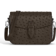 Montblanc Devekuşu Dokulu Deri Nib Çapraz Çanta 220472
