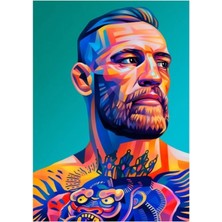 Universal Conor Mcgregor Tablo Ahşap Poster Dekoratif