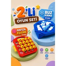 M&H 2'li Oyun Seti Buz Krallığı ve Hafıza Eşleme Oyunu - Eğitici ve Öğretici Oyun Seti