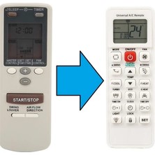 Herz Fujitsu- General Ar-Ab8 AR-AB10 Ar-Db5 Klima Kumandası