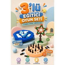 M&H 3'lü Oyun Seti - Buz Krallığı - Kartanesi Molekül Oyunu - Hafıza Eşleme Oyunu - Eğitici ve Öğretici Oyun Seti