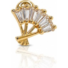 Nur Silver Taşlı Çelik Tragus Küpe NUR-KE03392