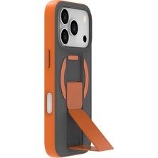 Piili Iphone 17 Pro Mag-Stand Pro Magsafe Kılıf - Turuncu