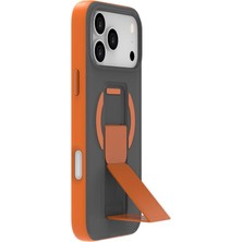 Piili Iphone 17 Pro Max Mag-Stand Pro Magsafe Kılıf - Turuncu