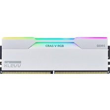 Klevv Cras V Rgb 64GB (2X32GB) 6000MHZ CL30 Intel Xmp 3.0 – Amd Expo Ddr5 Brilliant White Ram (KD5BGUA80-60A300J)