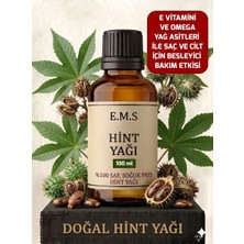 E.M.S 100 ML HİNT YAĞI % 100 SAF SOĞUK PRES DOĞAL HİNT YAĞI