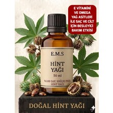 E.M.S 50 ML HİNT YAĞI % 100 SAF SOĞUK PRES DOĞAL HİNT YAĞI.