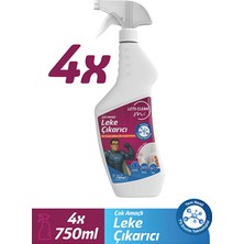 letsClean Profesyonel Leke Çıkarıcı Sprey Zorlu Lekeler İçin Güçlü Temizlik - 4x750 ml