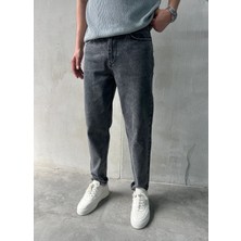 Difransel Jeans Rahat Kalıp Trend Fit Gri Boyfriend Jean