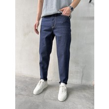 Difransel Jeans Rahat Kalıp Trend Fit Lacivert Boyfriend Jean