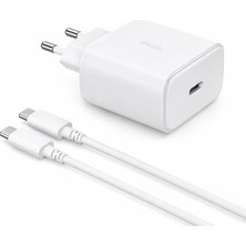 45W Şarj Cihazı ve Type-C Kablo Süper Hızlı Şarj Iphone, Samsung Uyumlu