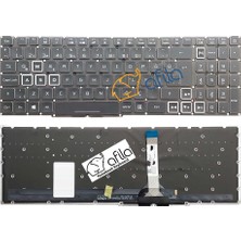 Afila Acer Nitro 5 AN515-45 AN515-57-974Y Notebook Klavyesi - Siyah Tr - Backlit - Rgb