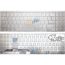 Afila Asus Vivobook 15 M1502IA-EJ137W03 Uyumlu Notebook Klavyesi, Laptop Tuş Takımı (Silver, Gri Tr) Işıklı