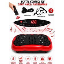 Blackbird Game Center Glr 550 Kırmızı Güçlü Titreşimli Egzersiz Platformu Body Vibration Plate Makinesi