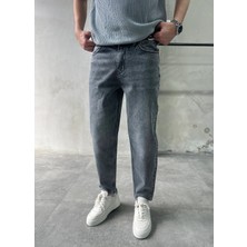 Difransel Jeans Rahat Kalıp Gri Boyfriend Jean Pantolon
