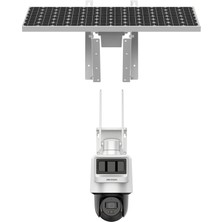 Binbir Göz Bilgisayar Hıkvısıon DS-2DE2C200IWG-K/4G/C09S20 2mp 2.8mm 50MT 4g Dahili Ses IP66 Pt Ip Solar Panel Kamera