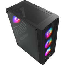 Binbir Göz Bilgisayar Fsp CMT595AL 850W 80+ Gen5 Argb E-Atx Siyah Gamıng Kasa