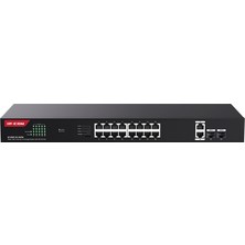 Binbir Göz Bilgisayar Ip-Com IP-G1120P-16-250W 16 Port Poe 10/100/1000 2 x Sfp 250W Yonetılemez Rack Mount Swıtch