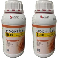 Moonlife Elix Azotlu Sıvı Organomineral Gübre Humik Fulvik Asit ve Amino Asit 500 cc (2 Adet)
