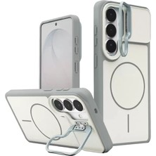 LTG Nova Galaxy S26 Pale Magsafe Standlı Kapak - Beyaz