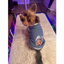 Zuzu Pet Fashion Blue Dream Tshirt M