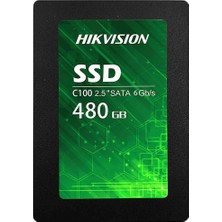 Binbir Göz Bilgisayar Hıkvısıon HS-SSD-C100/480G 480GB 550/470MBS Sata 3.0 SSD C100