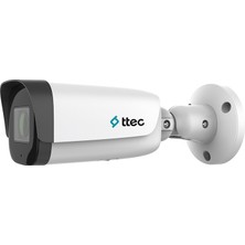 Binbir Göz Bilgisayar Ttec IPBP-4380L-WMSZ 4mp 2.8-12MM Motorıze 80MT Dahili Ses H265+ IP67 Smart LED Bullet Ip Kamera