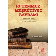 Binbir Göz Kitap 10 Temmuz Meşrutiyet Bayramı