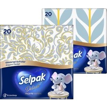 Selpak Extra Gösterişli Sofralar Peçete 20'li
