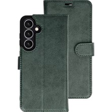 LTG Nova Galaxy S26 Kılıf S Kapaklı Kılıf - Yeşil