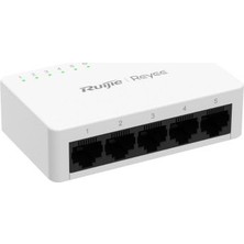 Binbir Göz Bilgisayar Ruıjıe Reyee RG-ES05F 5 Port 10/100 Yonetılemez Desktop Swıtch Plastik Kasa