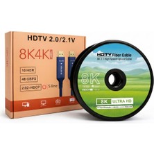 S-Line FK0520-8K-OPT 20MT 2.1V 8k Fiber Optik HDMI Kablo