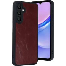 LTG Nova Galaxy A57 5g Aras Deri Kapak - Bordo