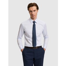 Cacharel Erkek Açık Mavi Slim Fit Pamuk Klasik Gömlek 50285570-VR003