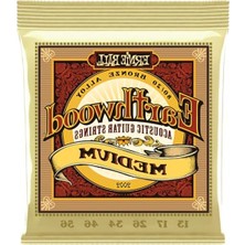 Esranın Dünyası Ernie Ball Medium Earthwood 80/20 Bronz Akustik Gitar Telleri 13-56 Kalınlık