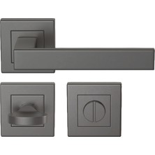 Condi Collection 1531K Pvd Füme Wc Paslanmaz Çelik Kapı Kolu
