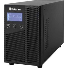 Binbir Göz Bilgisayar Inform Sinüs Evo 3kva 5-12DK LED Gösterge 6X12V/9AH 1f/1f Online Ups 856011003005