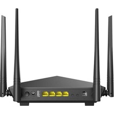 Binbir Göz Bilgisayar Tenda V12 AC1200 4 Port 4 Anten Dualband Vdsl2/adsl2+ Modem Router