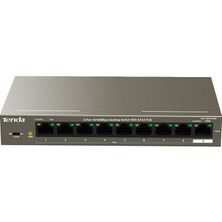 Binbir Göz Bilgisayar Tenda TEF1109P-8-63W 9 Port 10/100 8 Port Poe 63WATT Yonetılemez Desktop Swıtch